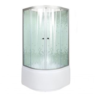 Душевая кабина Deto  L 990 N с гидромассажем  90х90х200 см